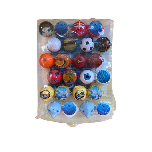 Kontaktlinsenbehälter mit Motiv