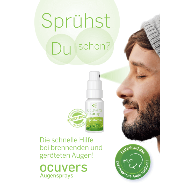 Plakat - ocuvers spray Lipostamin