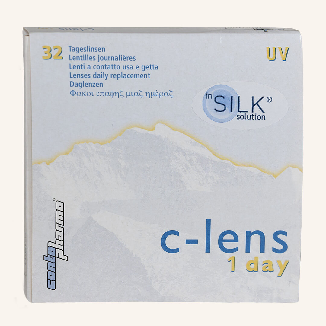 c-lens 1 day UV silk