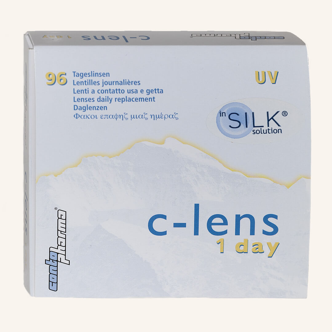 c-lens 1 day UV silk