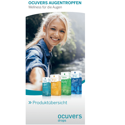 Flyer - ocuvers Augentropfen (4 Produkte)