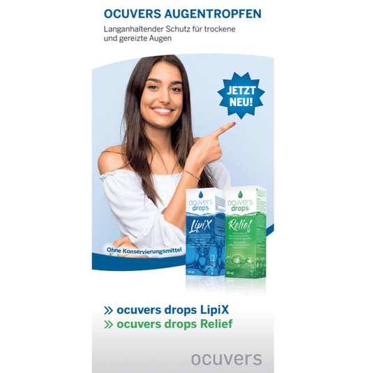 Flyer - ocuvers Augentropfen (2 Produkte)